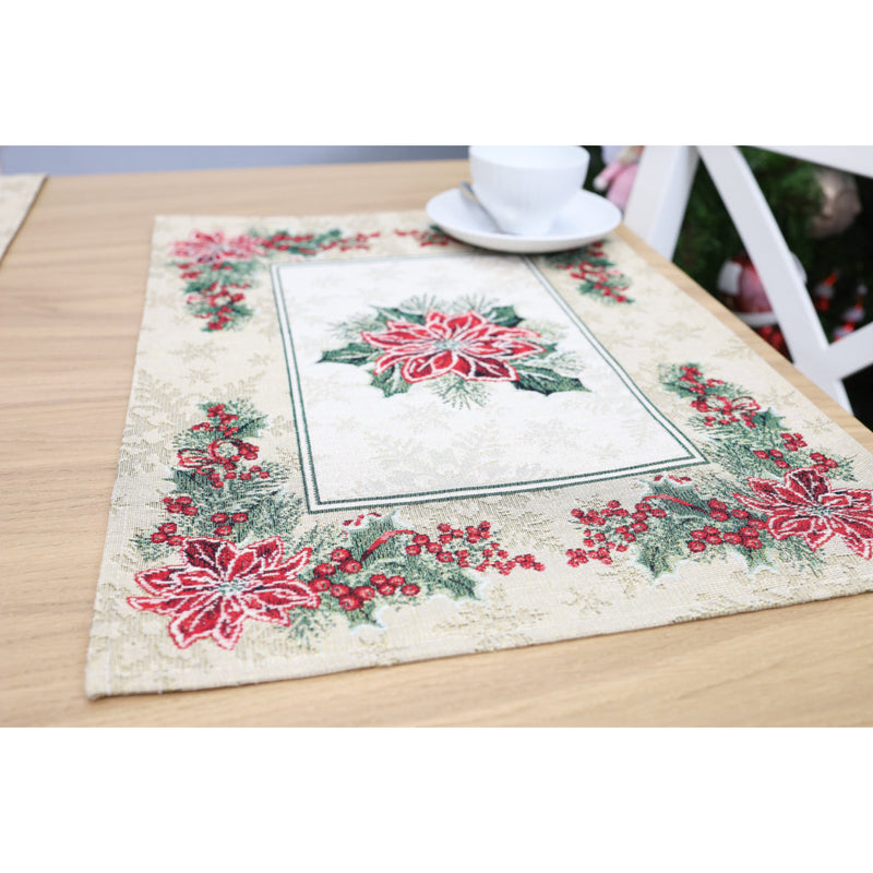 SERVETĖLĖ - SU PUANSETIJOMIS