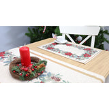 SERVETĖLĖ - VAINIKAS SU PUANSETIJOMIS