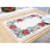 SERVETĖLĖ - VAINIKAS SU PUANSETIJOMIS