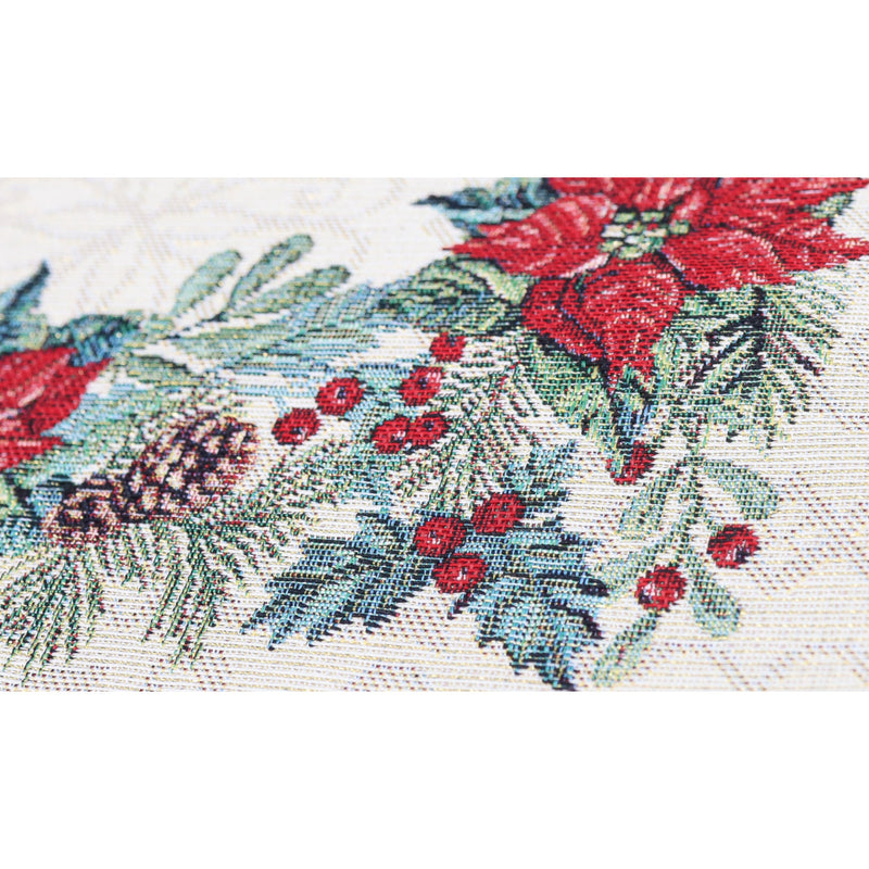 SERVETĖLĖ - VAINIKAS SU PUANSETIJOMIS