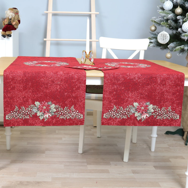 STALO TAKELIS - GĖLIŲ VAINIKAS (RAUDONAS)