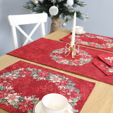 STALO TAKELIS - GĖLIŲ VAINIKAS (RAUDONAS)