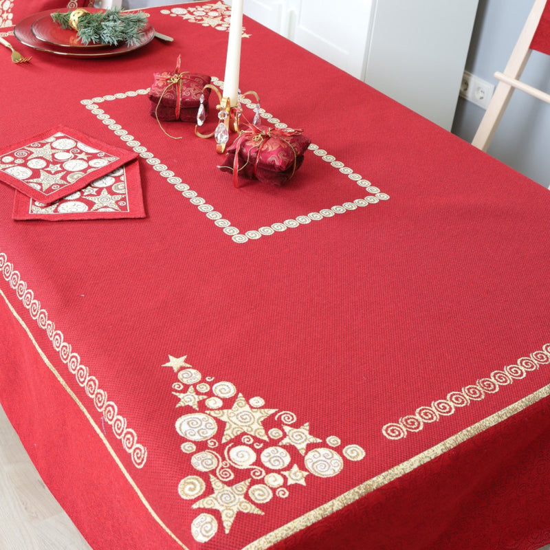 STALTIESĖ - AUKSINĖ EGLUTĖ (RAUDONA)