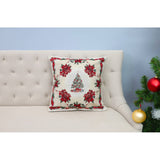 DVIPUSIS GOBELENO PAGALVĖS UŽVALKALAS SU KALĖDŲ EGLUTE