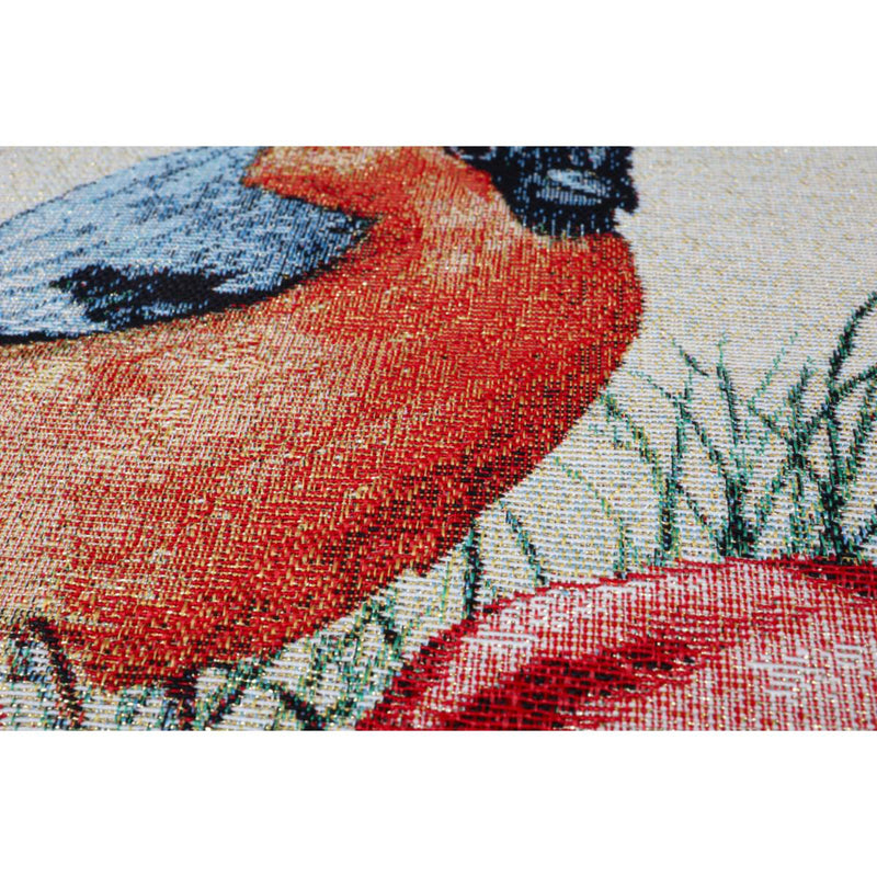 GOBELENO PAGALVĖS UŽVALKALAS SU PAUKŠČIU