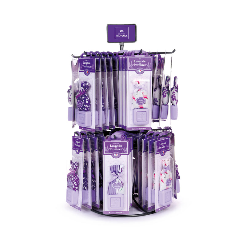 MINI ESPRIT PROVENCE RINKINYS: 1 LEVANDŲ MUILIUKAS, 1 LEVANDŲ IR LEVANDINŲ ŽIEDŲ MAIŠELIS MINI DYDŽIO