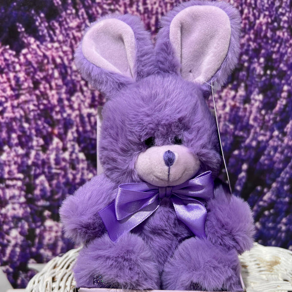 Violetinis zuikis su kaspinu